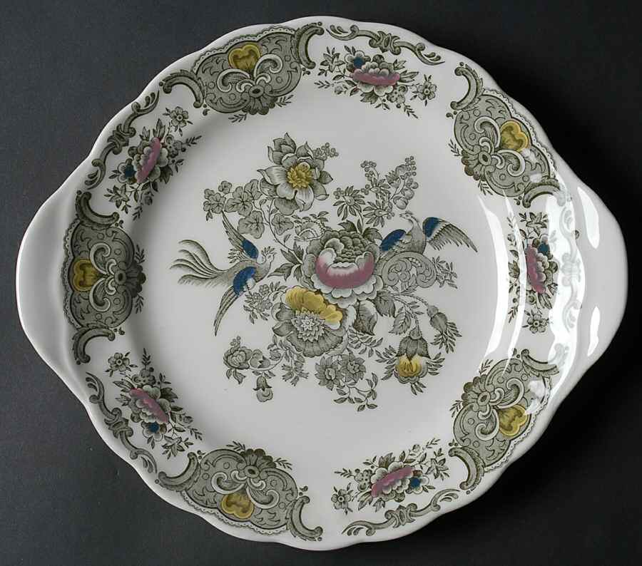 Windsor Handled Cake Plate by Royal Doulton-1
