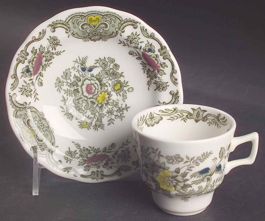 Windsor Flat Demitasse Cup & Saucer Set by Royal Doulton-1