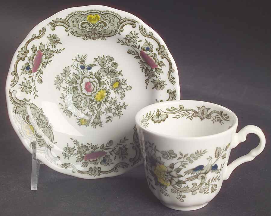 Windsor Flat Demitasse Cup & Saucer Set by Royal Doulton-1