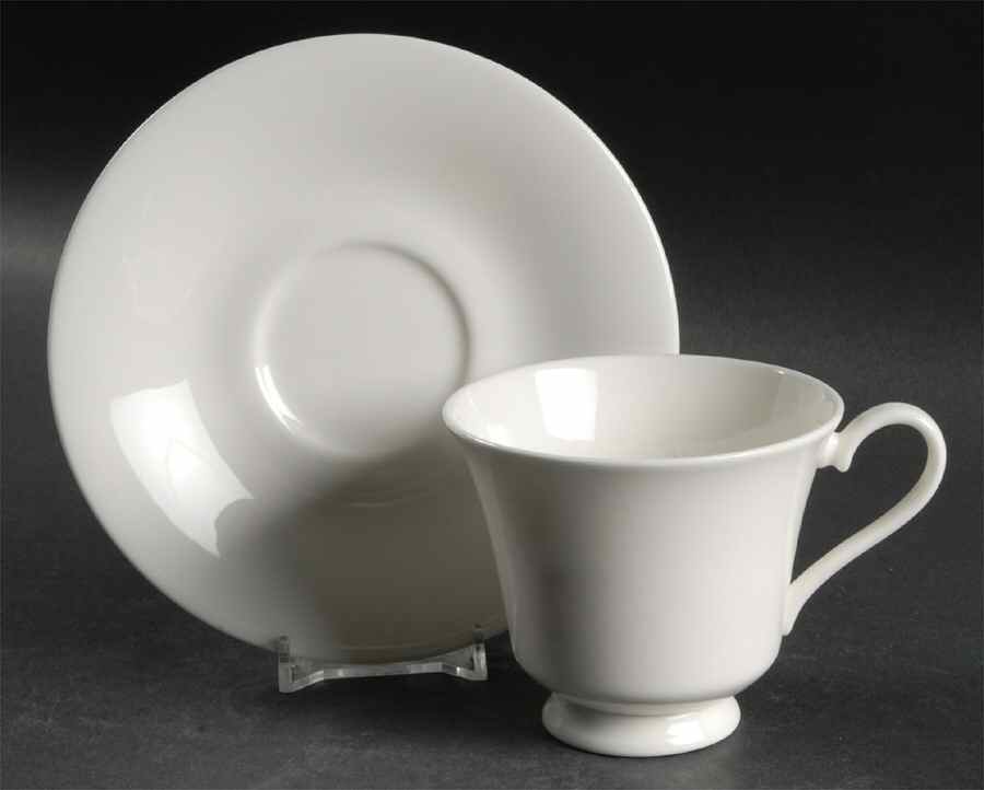 Wistful (Georgian Shape) Footed Cup & Saucer Set by Royal Doulton-1