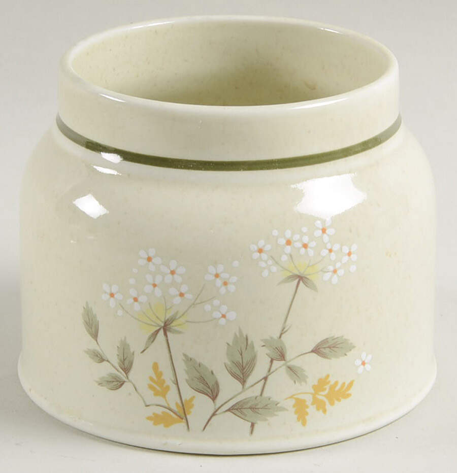 Will O' The Wisp (Double Green Lne) Sugar Bowl No Lid by Royal Doulton-1