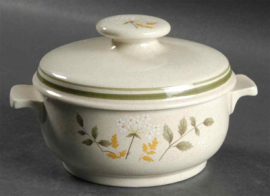 Will O' The Wisp (Double Green Lne) Individual Casserole & Lid by Royal Doulton-1