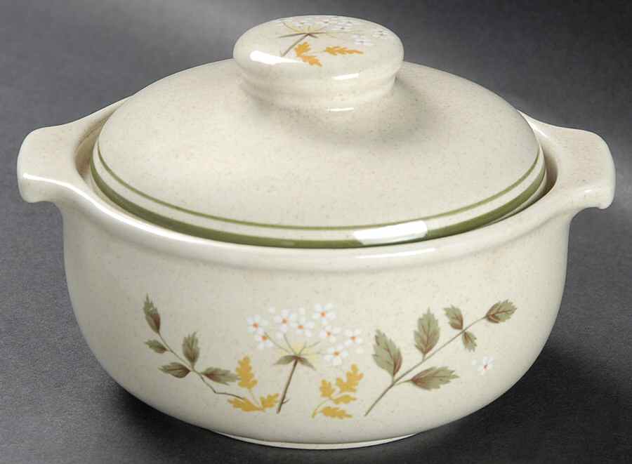 Will O' The Wisp (Double Green Lne) Individual Casserole & Lid by Royal Doulton-1