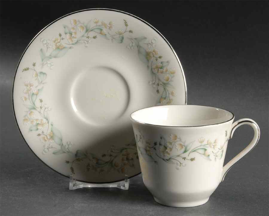 Woodland Glade Flat Cup & Saucer Set by Royal Doulton-1