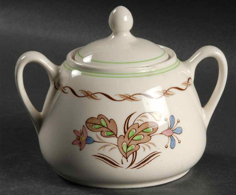 Woodland Sugar Bowl & Lid by Royal Doulton-1