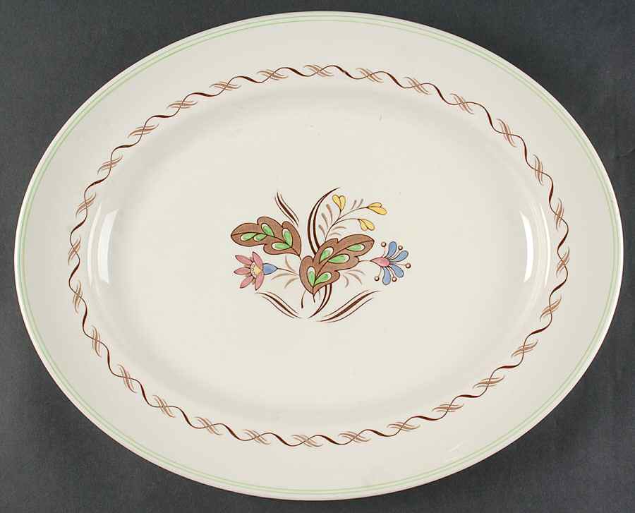 Woodland 15" Oval Serving Platter by Royal Doulton-1