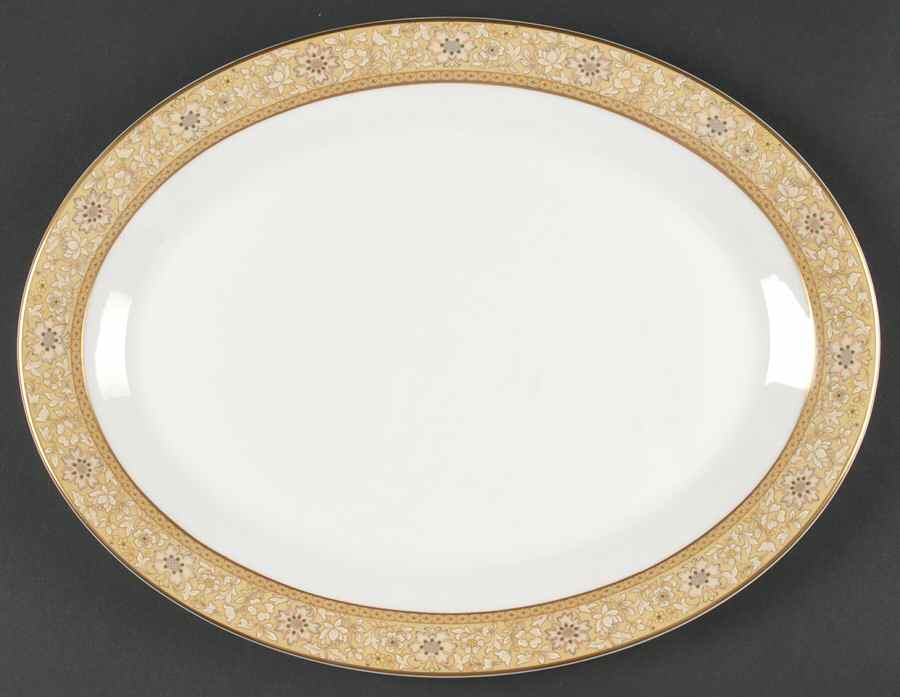 Woodside 13" Oval Serving Platter by Royal Doulton-1