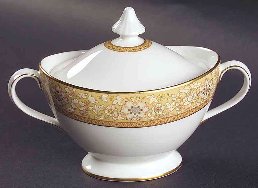 Woodside Sugar Bowl & Lid by Royal Doulton-1
