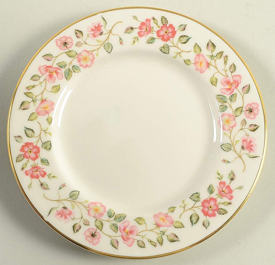 Woodland Rose Bread & Butter Plate by Royal Doulton-1