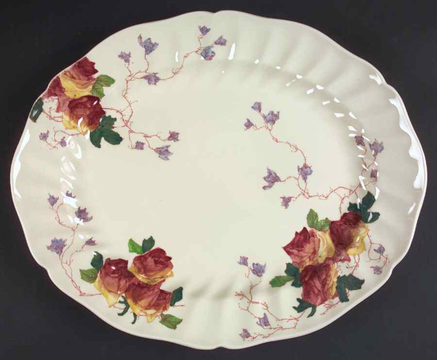 Wrenbury 15" Oval Serving Platter by Royal Doulton-1