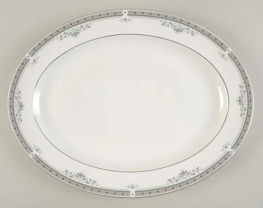 York 16" Oval Serving Platter by Royal Doulton-1