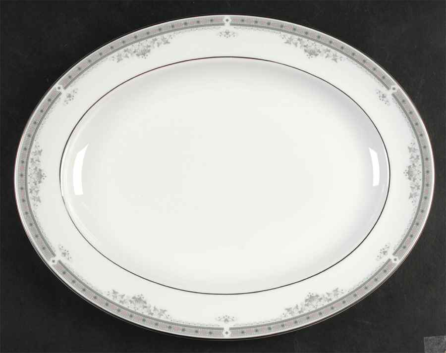 York 13" Oval Serving Platter by Royal Doulton-1