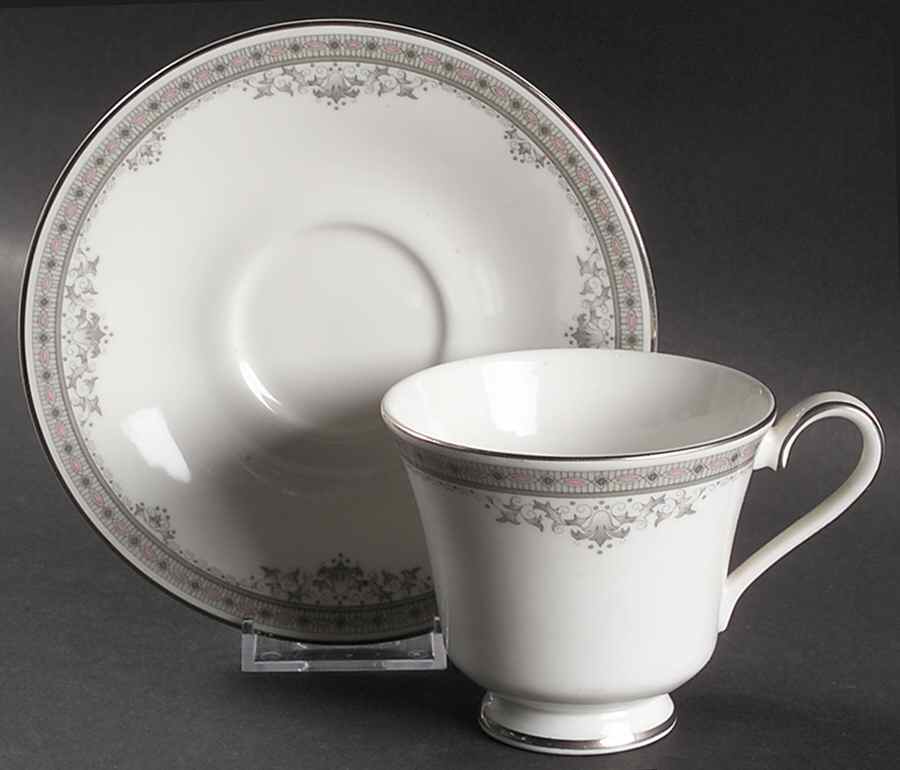York Footed Cup & Saucer Set by Royal Doulton-1
