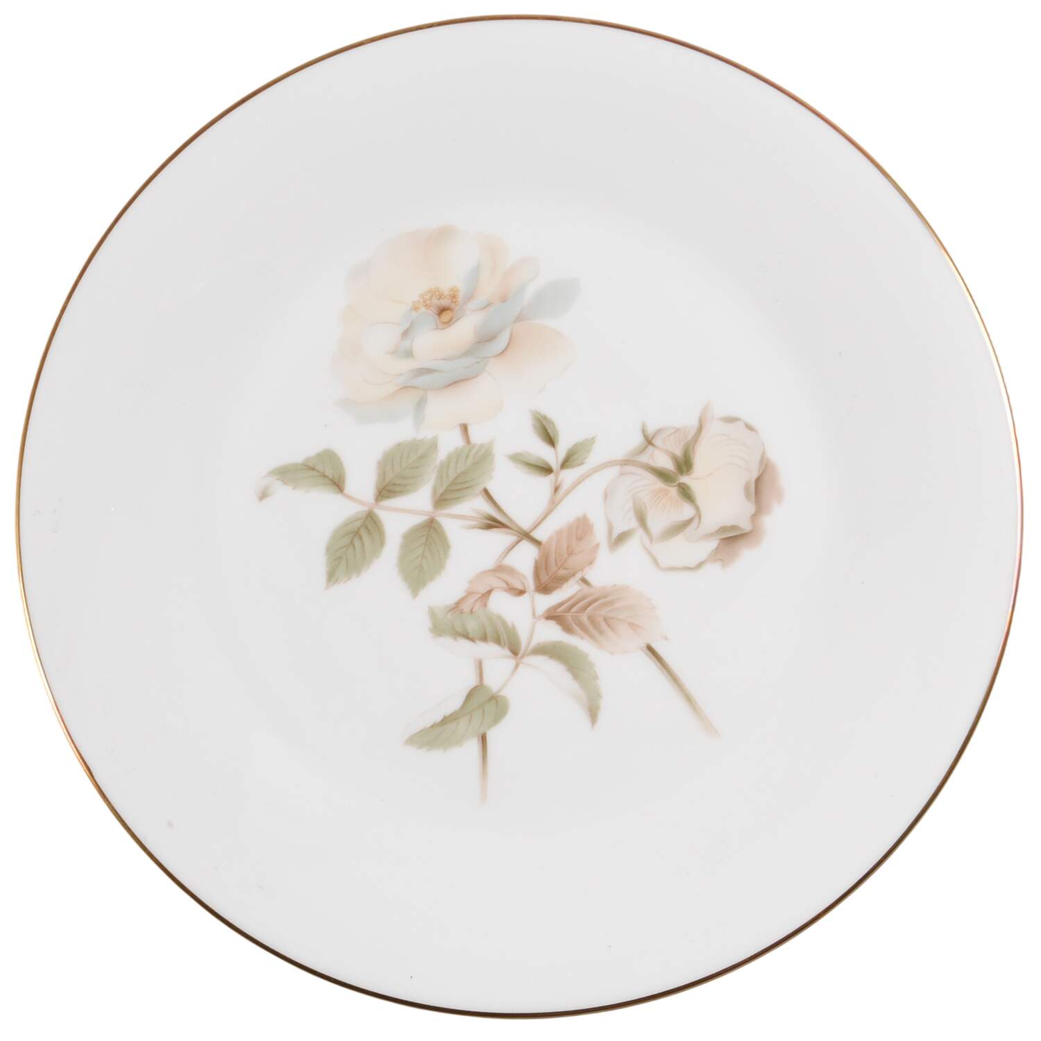 Yorkshire Rose Salad Plate by Royal Doulton-1