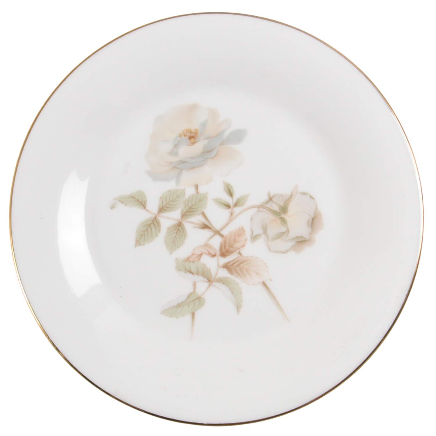 Yorkshire Rose Bread & Butter Plate by Royal Doulton-1