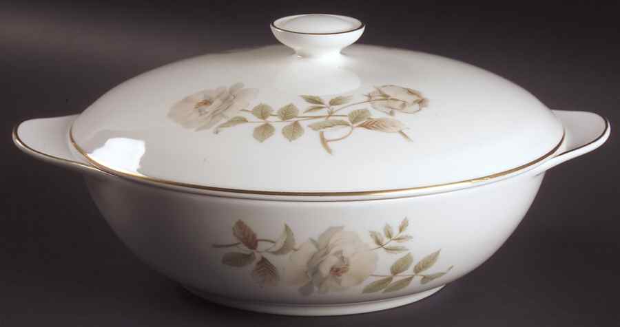 Yorkshire Rose Round Covered Vegetable by Royal Doulton-1