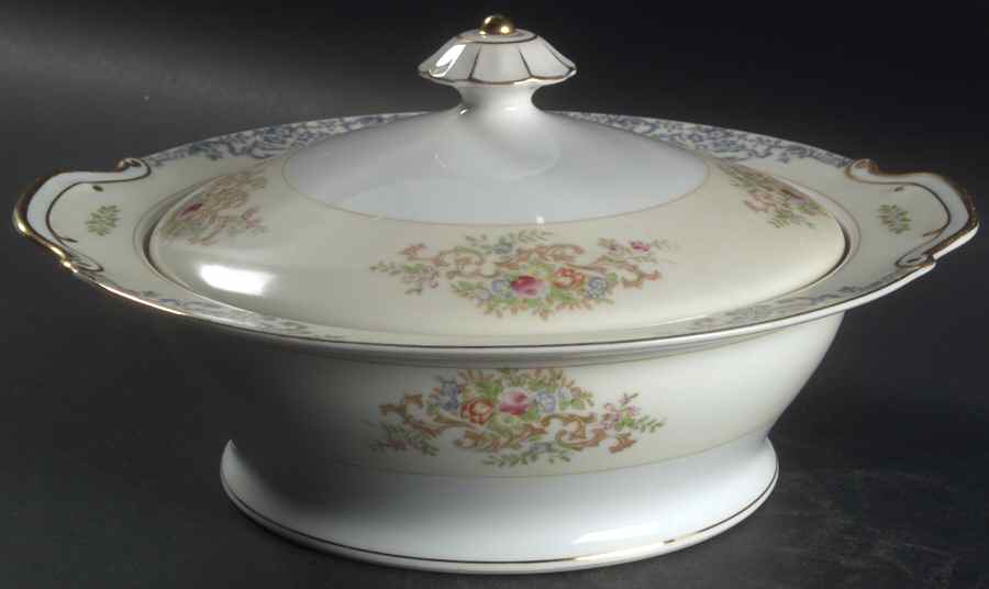 RDB7 Round Covered Vegetable by Royal Derby (Japan)-1
