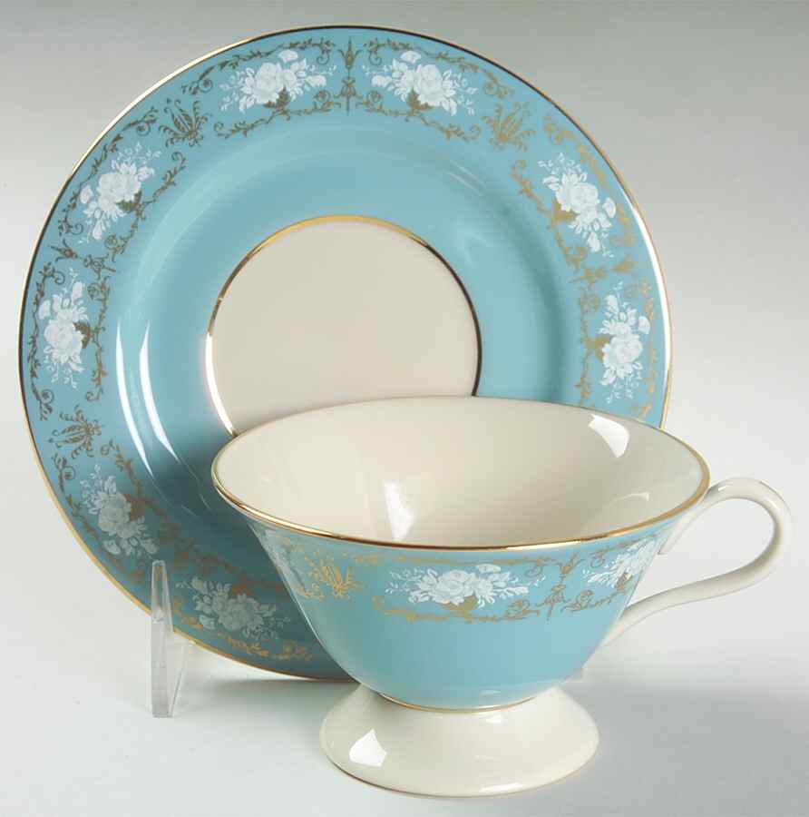 Brentwood Castle Footed Cup & Saucer Set by Ridgewood-1