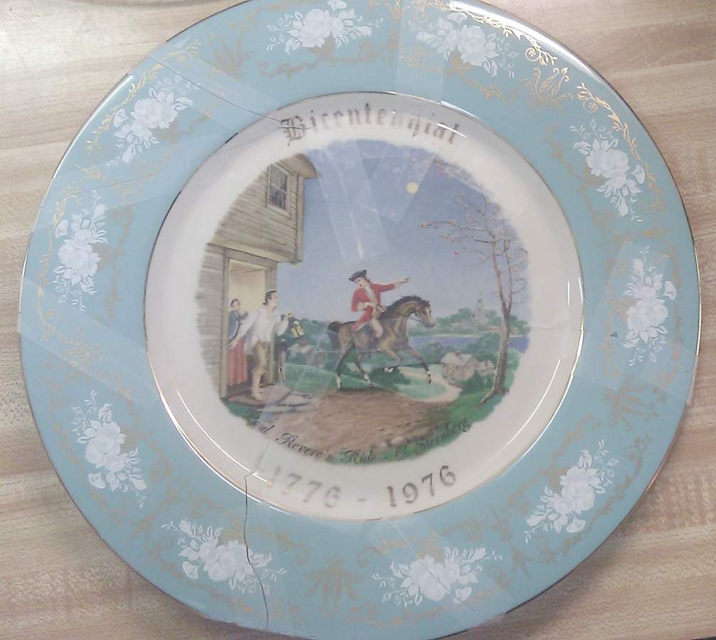 Brentwood Castle Bicentennial Salad Plate by Ridgewood-1