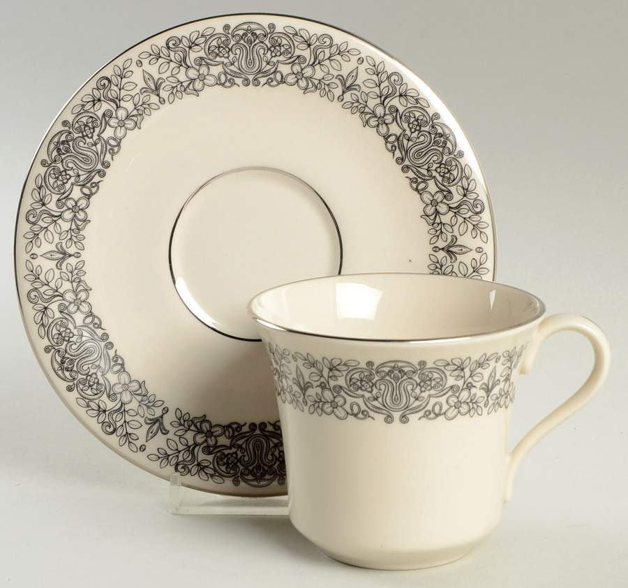 Royale Flat Cup & Saucer Set by Ridgewood-1