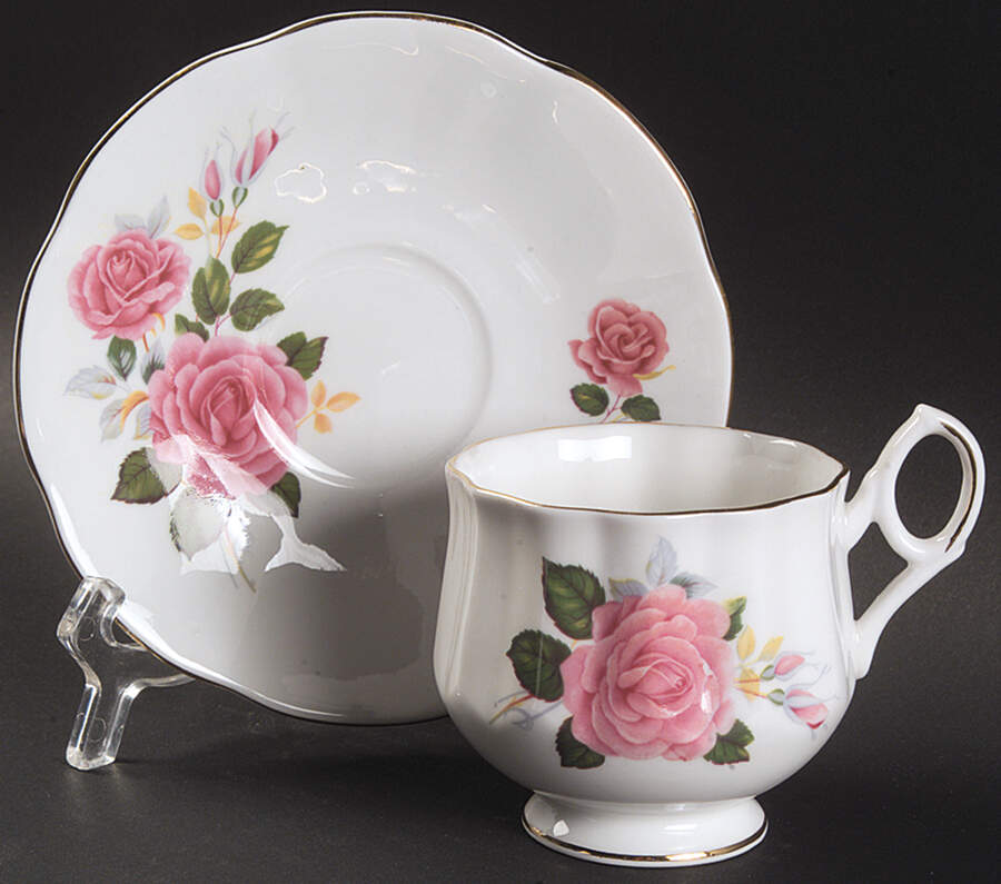 RDO1 Footed Cup & Saucer Set by Royal Dover-1