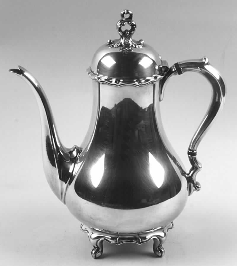 Provincial (Silverplate, Hollowware) Silverplate Coffee Pot by Reed & Barton-1