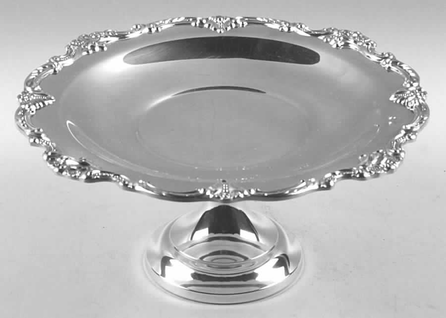 Tara Hall (Silverplate, Holloware) Silverplate Cake Stand by Reed & Barton-1
