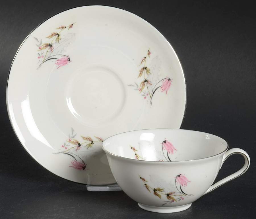 Mountain Bell Flat Demitasse Cup & Saucer Set by Royal Duchess-1