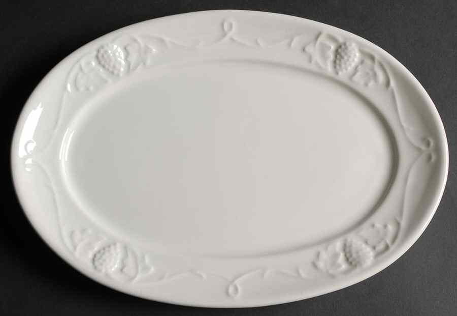 Grape 11" Oval Serving Platter by Red Cliff-1