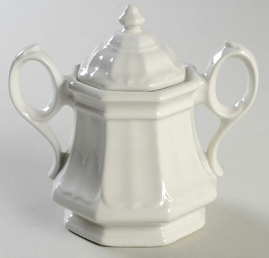 Heirloom Sugar Bowl & Lid by Red Cliff-1