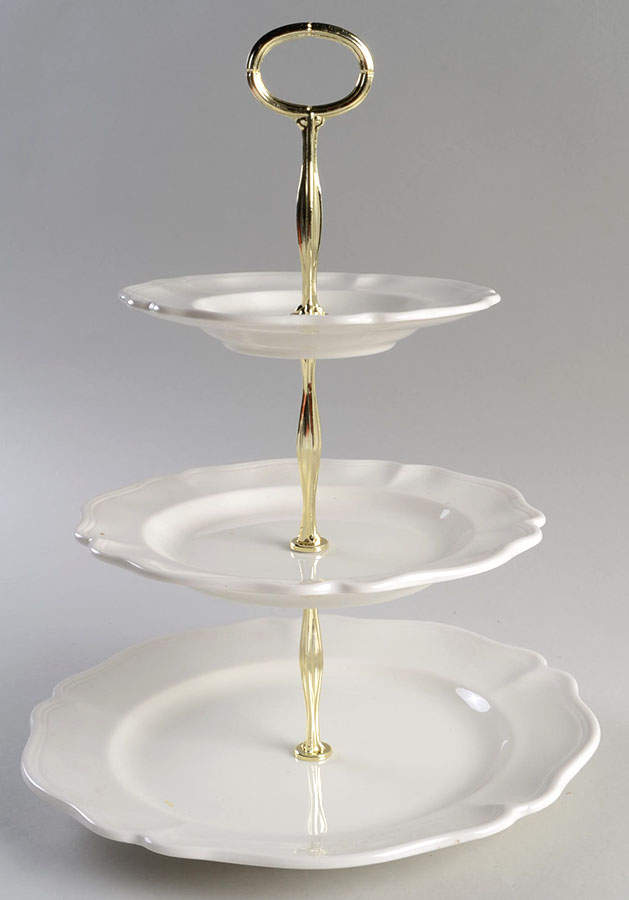 Heirloom 3-Tiered Serving Tray (DP, SP, BB) by Red Cliff-1