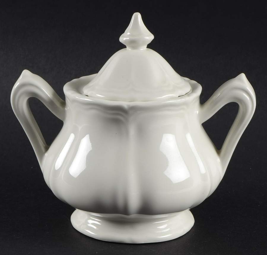 Heirloom Sugar Bowl & Lid by Red Cliff-1