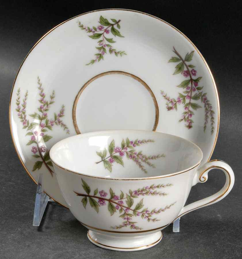 Avon Footed Cup & Saucer Set by Regal (Japan)-1