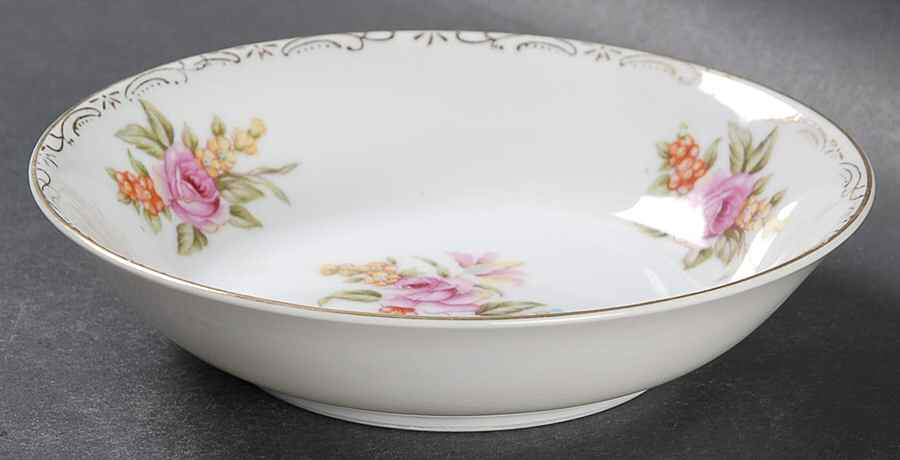 Belle Rose Fruit/Dessert (Sauce) Bowl by Regal (Japan)-1