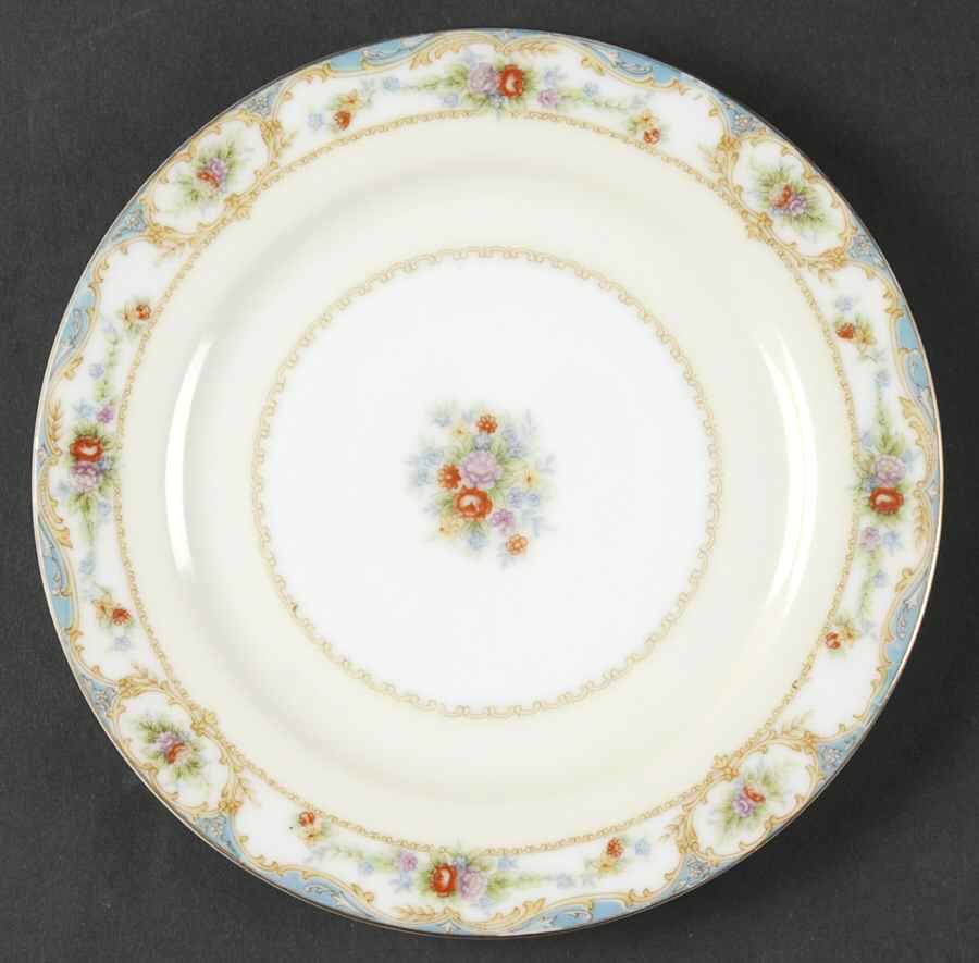 Bienville (Floral Center) Bread & Butter Plate by Regal (Japan)-1