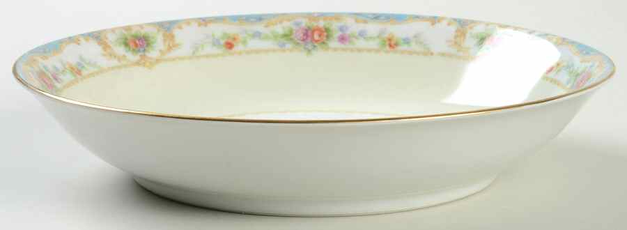 Bienville (Floral Center) Coupe Soup Bowl by Regal (Japan)-1