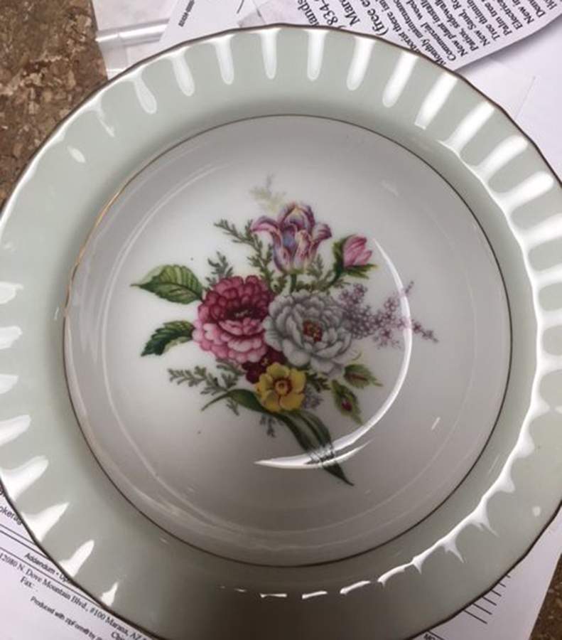 Bouquet Saucer by Regal (Japan)-1