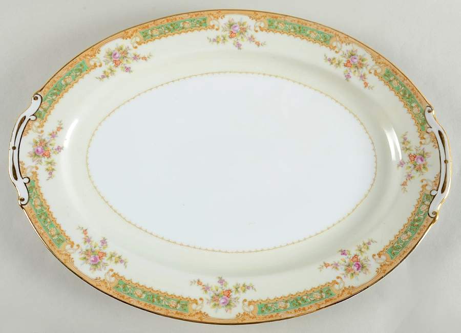 Celina 15" Oval Serving Platter by Regal (Japan)-1