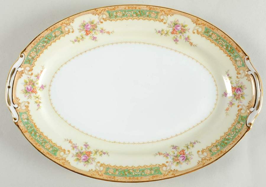 Celina 11" Oval Serving Platter by Regal (Japan)-1