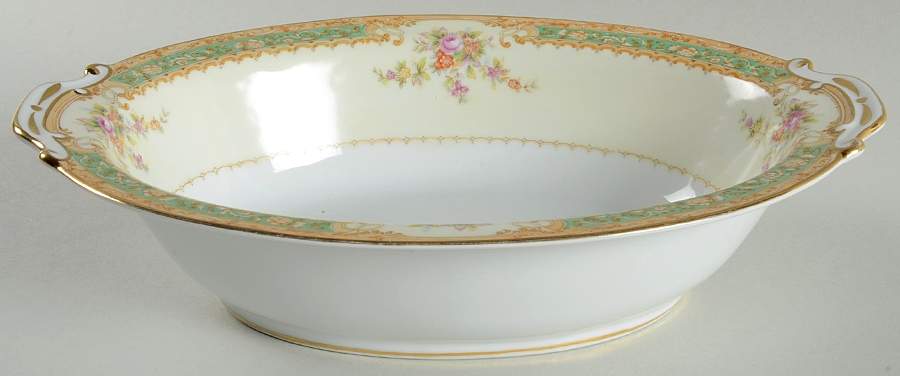 Celina 10" Oval Vegetable Bowl by Regal (Japan)-1