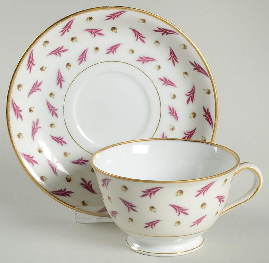 Coronation Footed Cup & Saucer Set by Regal (Japan)-1