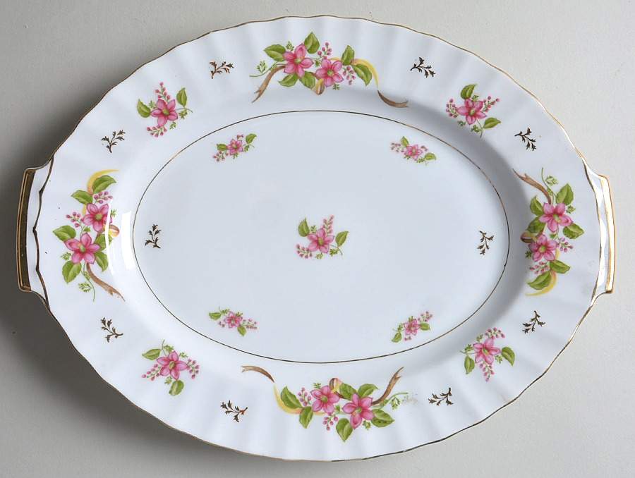 Dianne 12" Oval Serving Platter by Regal (Japan)-1