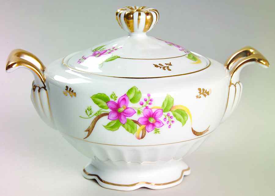 Dianne Sugar Bowl & Lid by Regal (Japan)-1