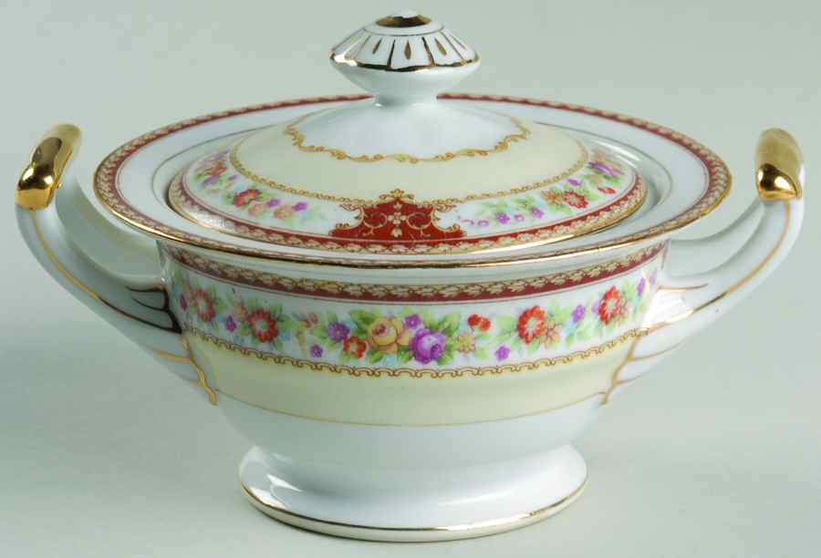 Lafayette Sugar Bowl & Lid by Regal (Japan)-1