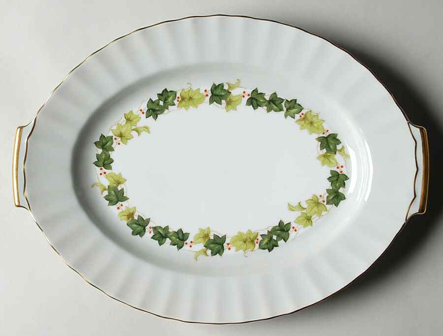 Lawndale 12" Oval Serving Platter by Regal (Japan)-1