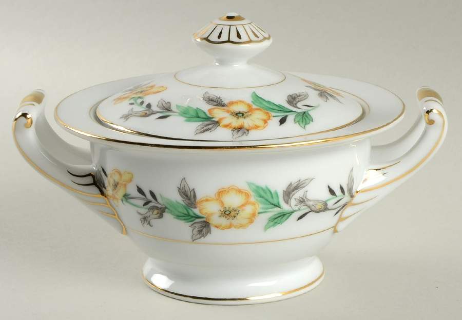 Loraine Sugar Bowl & Lid by Regal (Japan)-1