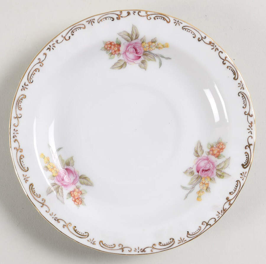 Mel Rose Saucer by Regal (Japan)-1