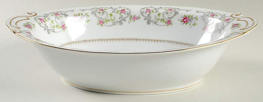 Minuet 10" Oval Vegetable Bowl by Regal (Japan)-1