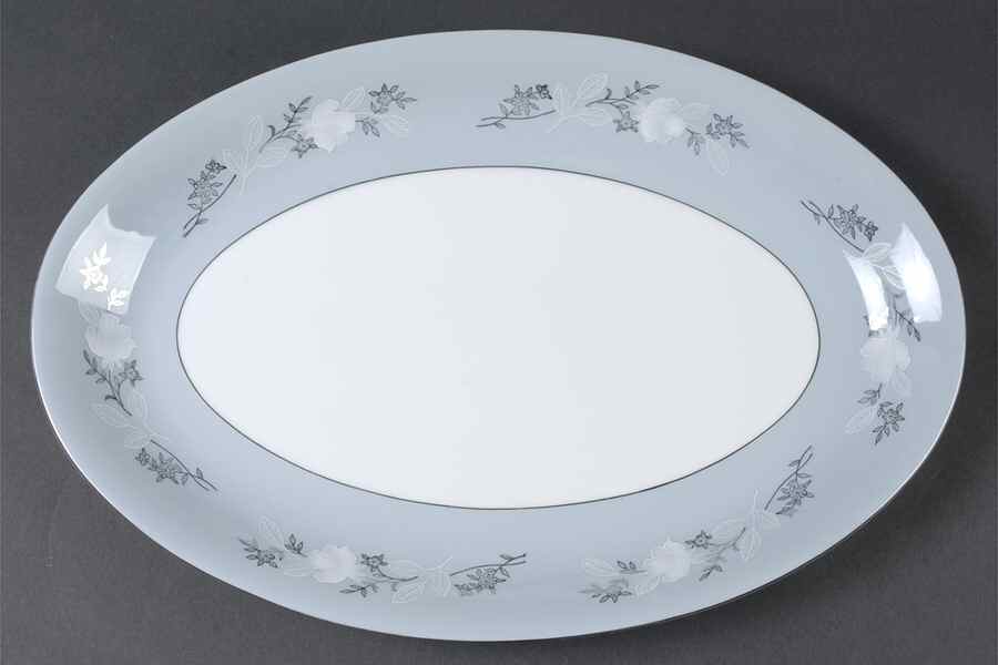Platina 16" Oval Serving Platter by Regal (Japan)-1