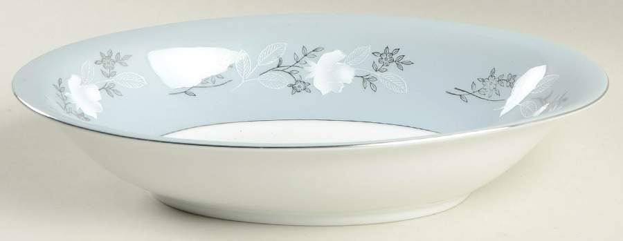 Platina 11" Oval Vegetable Bowl by Regal (Japan)-1